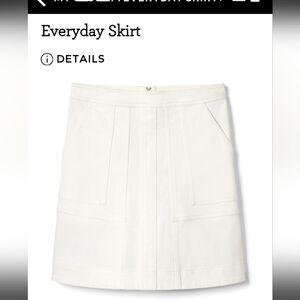 Cabi White Everyday Skirt Size 4